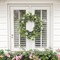 20 Inch Summer Wreaths for Front Door Eucalyptus Wreath with Blue Berries Elegant Durable Greenery Front Door Wreath for Outside Wedding Farmhouse Porch Wall Room Home Decor